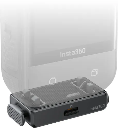 INSTA360 X5 Quick Release Mount - Schnellspann-Halterung für Insta360 X5, ermöglicht blitzschnelles Anbringen und Abnehmen der Kamera für spontane Perspektivwechsel und dynamische Aufnahmen.