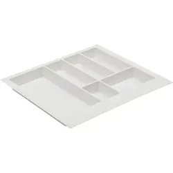 Ms Beschläge - Besteckeinsatz Besteckkasten Schubladenkasten Universal Schubladen-organizer Weiß 540mm