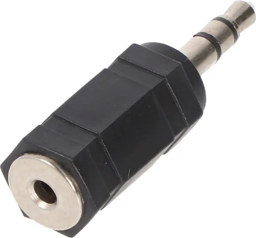 Goobay Kopfhörer-Adapter, AUX-Klinke 3,5 mm zu 2,5 mm - 1x 3,5-mm-Klinkenstecker (3-polig, stereo) > 1x 2,5-mm-Klinkenbuchse (3-polig, stereo)