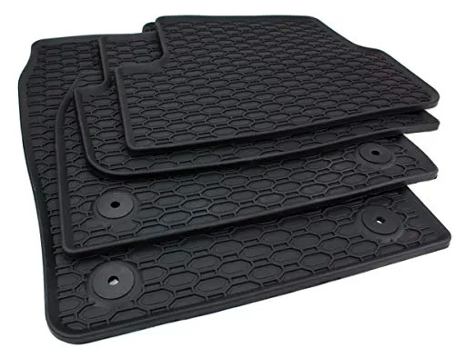 Kfzpremiumteile24 Gummimatten Kompatibel zu A1 Sportback GB ab 09/2018 Premium Fußmatten Gummi schwarz 4-teilig