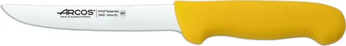 ARCOS Ausbeinmesser 6 Zoll mit Klinge Edelstahl Nitrum 160 mm, Profi-Ausbeinmesser, Ergonomischer Polypropylen-Griff, Serie 2900, Farbe gelb
