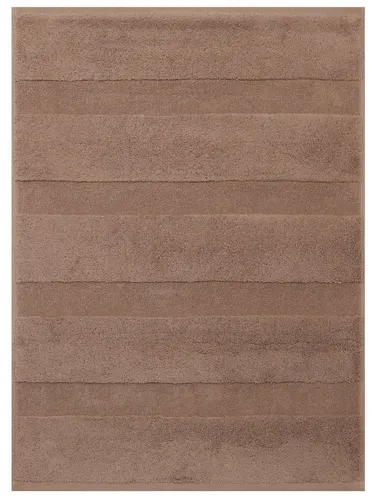 Betz Badematte Badvorleger Deluxe 50x70 cm Farbe Mokka, nicht beschichtet, beidseitig nutzbar, Baumwolle, besonders dick