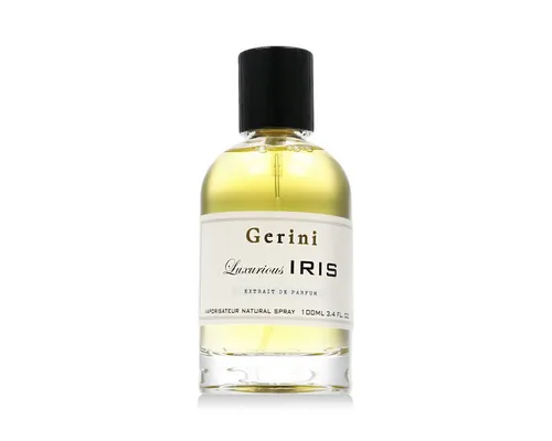 Gerini Extrait Parfum Luxurious Iris - Luxurious Iris von Gerini ist ein Unisex-Duft mit einer eleganten, holzig-blumigen Note. Perfekt für jeden Anlass, hinterlässt er eine subtile, raffinierte Aura und überzeugt durch seine zart pudrige Textur.