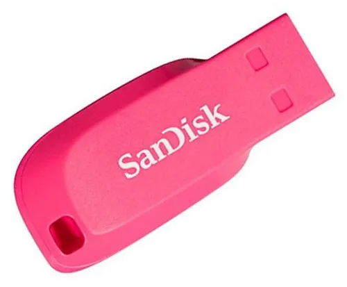 SanDisk Cruzer Blade 32 GB elektrisch pink