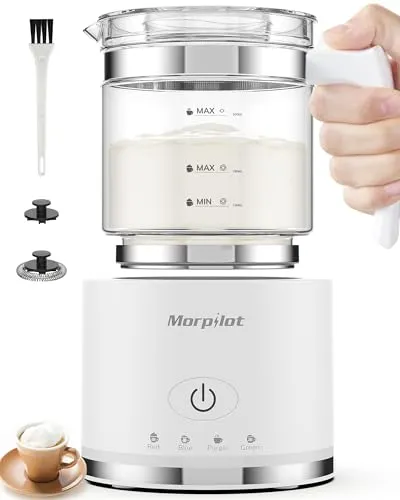 Morpilot Elektrischer Milchaufschäumer – Perfekter Schaum für Kaffee