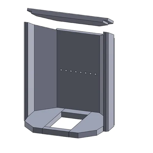 Feuerraumauskleidung für Justus Kamin & Ofen – 10-teilig