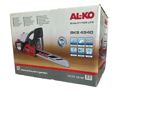 AL-KO Benzin-Kettensäge BKS 4540 - Leistungsstark und Effizient - Sägen - 1,7 kW Leistung, 40 cm Schwertlänge für präzises Schneiden von Holz, ideal für Gartenarbeiten und Holzernte.
