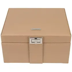 Windrose Marvella Schmuckkoffer mit Reiseetui 21.5 cm (camel) - Schmuckaufbewahrung mit elegantem Design und hochwertiger Lederoptik. Inklusive praktischen Fächern und Reiseetui für sicheren Transport – ideal für Alltag und Reisen.