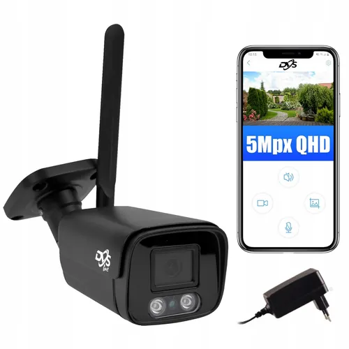 Drahtlose WiFi 5MP QuadHD Außenkamera mit Audio