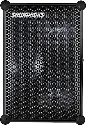 SOUNDBOKS (3. Generation) – Lautester tragbarer Bluetooth-Lautsprecher - Tragbare Bluetooth-Lautsprecher mit 126 dB Lautstärke, wasserfest und ideal für Partys mit bis zu 40 Stunden Akkulaufzeit.