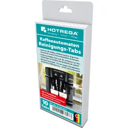 HOTREGA® GmbH HOTREGA® Kaffeeautomaten Reinigungstabs, Reinigungstabletten zur Entfernung von Kaffee, Fett und Öl, 1 Packung = 10 Tabs H230033