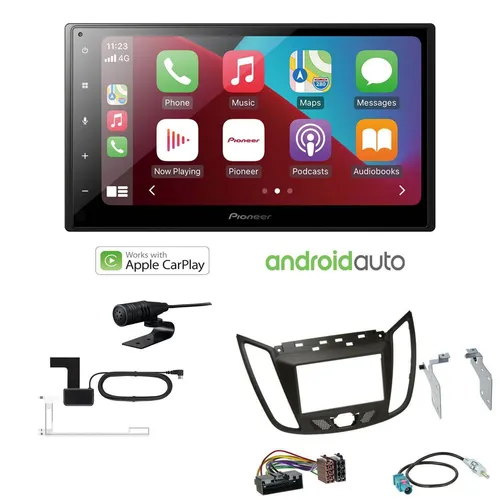 Pioneer SPH-DA160DAB 2-DIN Autoradio mit CarPlay & Android Auto