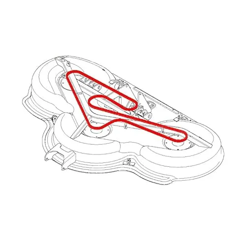 Wolfbelt Keilriemen 594964001 Messerantrieb passend für HUSQVARNA Combi 112 R400 Gen2, R137 P524X