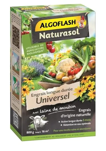 COMPO aunibio8 Hochwertiger Universal Langzeitdünger 800 g, grün, 14.2 x 6.4 x 24 cm