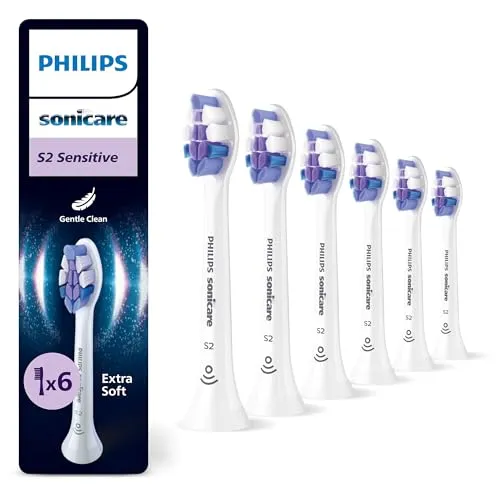 Produktbild Philips Sonicare S2 Sensitive Ersatzbürstenköpfe, 6er-Pack