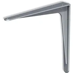 So-tech Orgatech Schwerlastkonsole 450 x 500 mm - Grau, 160 kg Tragkraft - Robuste Schwerlastkonsole aus witterungsbeständigem Aluminium für Garagen und Werkstätten. Ideal zur sicheren Aufbewahrung von schweren Gegenständen. Hohe Tragkraft von 160 kg pro Paar.