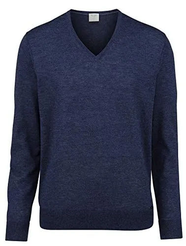 OLYMP Casual Stick Body fit Pullover V-Ausschnitt Navy Größe XXL