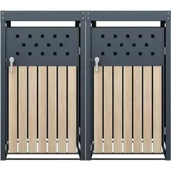 ESTEXO Mülltonnenbox mit Pflanzdach von ESTEXO