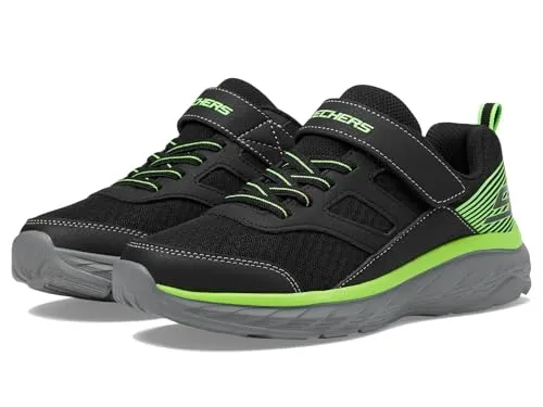 Skechers Fuse Tread Trekor - Mid Sneaker für Jungen - Sneaker für Kinder, wasserabweisend mit Klettverschluss, gepolstertem Einstieg und rutschhemmender Laufsohle – perfekt für Schule und Outdoor-Abenteuer.