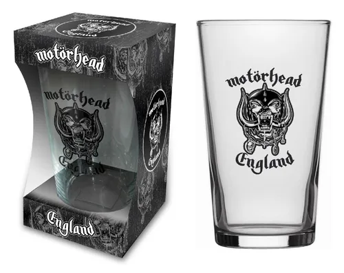 MOTÖRHEAD BIERGLAS BEER GLASS ENGLAND PINT 570 ml