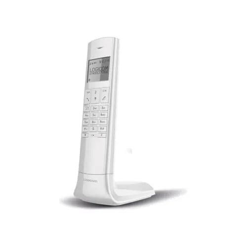 LOGICOM Luxia 150 schnurloses Telefon - Festnetztelefon mit DECT/GAP-Technologie, bis zu 100 Stunden Standby und 10 Stunden Gesprächszeit. Ideal für stressfreies Telefonieren zu Hause.