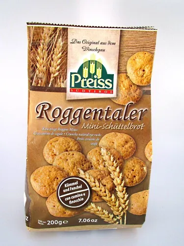Vinschgauer Roggentaler Preiss 200 gr. - Schüttelbrot Südtirol