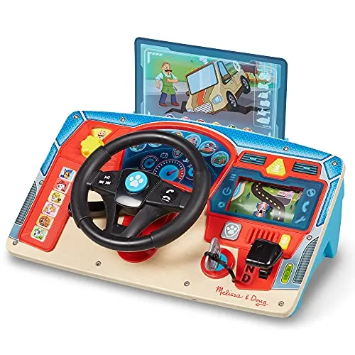 Melissa & Doug Paw Patrol Armaturenbrett aus Holz – Lernspielzeug für kleine Abenteurer