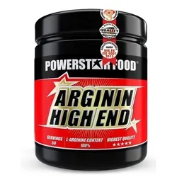 Powerstar Food High End Arginin 500g - Cranberry Geschmack - Sportnahrung mit 6.000mg L-Arginin pro Portion für optimale Leistung, ganz ohne Rückstände und ideal für dein Training.