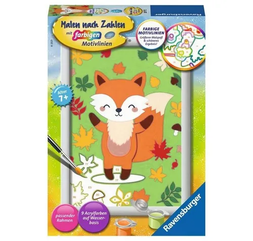 Ravensburger 28777 Malen nach Zahlen Süßer Fuchs