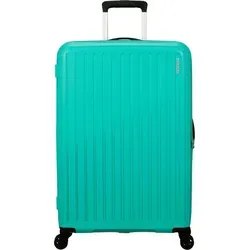 American Tourister Rejoy 4 Rollen Trolley 77 cm blau - Robuster Trolley mit 4 Rollen für müheloses Reisen, bietet viel Stauraum und modernes Design – ideal für lange Reisen.