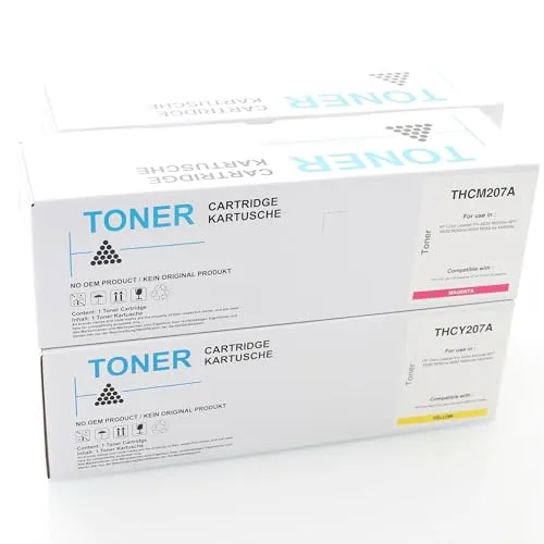 Produktbild ABC Kompatibles 4X Toner Set für HP 207A (Schwarz, Cyan, Magenta, Gelb)