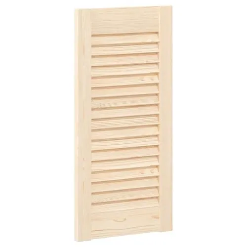 vidaXL Schranktür Lamellen-Design aus Kiefernholz 61,5x29,5 cm - Vielseitige Schranktür im eleganten Lamellen-Design aus robustem Kiefernholz. Perfekt für Möbelrenovierungen und zur Verbesserung der Luftzirkulation. Ideal für verschiedene Anwendungen in deinem Zuhause.
