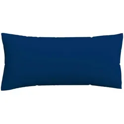 Schlafgut Woven Satin Kissenbezug 40x80 cm | blue-deep - blau - Hochwertiger Kissenbezug aus pflegeleichtem Mako-Satin, feuchtigkeitsregulierend und ideal für eine angenehme Schlafumgebung. Verleihen Sie Ihrem Schlafzimmer einen exklusiven Look.