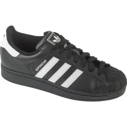 adidas Superstar II Sneaker Schwarz in schwarz von adidas