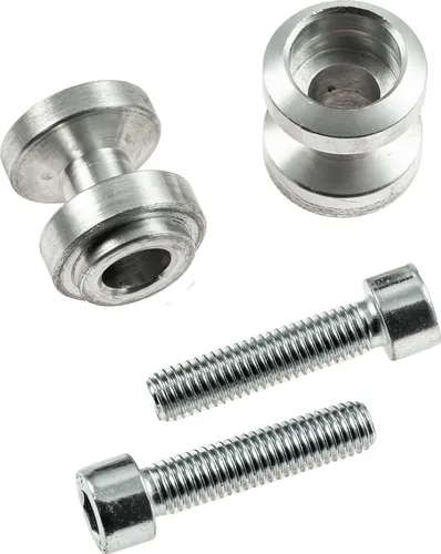 Bobbins / Racingadapter Montageständer M10 x 1,25 silber (mit Distanzhülse)