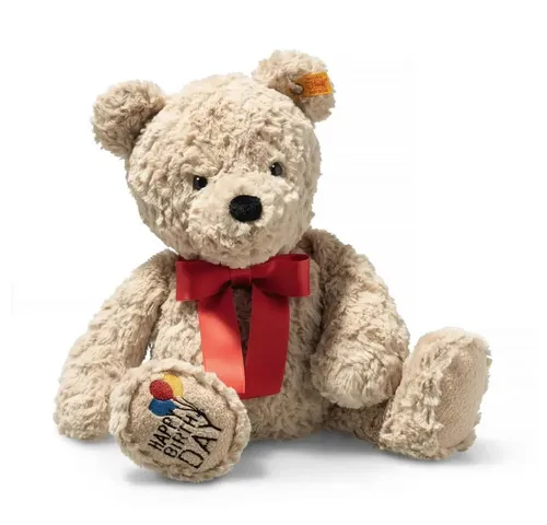 Soft Cuddly Friends Jimmy Teddybär – Happy Birthday - Kuscheltier für besondere Anlässe, 35 cm groß und perfekt als Geburtstagsgeschenk für Kinder.