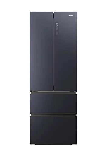 Haier French Door HFW7720ENMB - Kühlschrank mit 4-Sterne-Gefrierfach, Total No-Frost Technologie und effizientem Inverter Kompressor für optimale Lagerbedingungen und weniger Energieverbrauch.