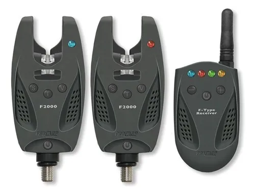 CORMORAN Pro Carp Bissanzeiger-Set F-4000 Rot Blau 2+1Stk. von DAIWA