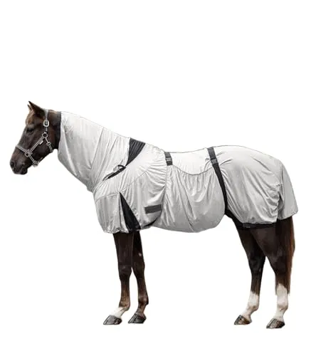 Waldhausen Silbergrau 135 cm Ekzemerdecke - Pferdedecken in Silbergrau, 135 cm, aus 100% Polyester, ideal gegen Ekzeme und waschbar bei 30°C für einfache Pflege.