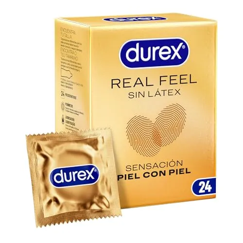 DUREX - ECHTES GEFÜHL 24 UDS - Kondome, latexfrei für ein unverfälschtes Gefühl und maximalen Komfort beim Intimverkehr.