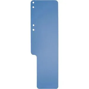 Exacompta Aktenschwänze blau 13707B 100 - Hängeregistraturzubehör, für eine übersichtliche Unterteilung Ihrer Akte mit beschriftbaren Schwänzen, die sofort den gewünschten Vorgang zur Hand geben.