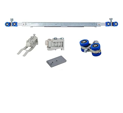 inova Softclose Türdämpfer für Schiebetür Glas - Nachrüstbar mit 80 kg Traglast - Türsicherungen mit luftgedämpftem SoftClose für sanften Selbsteinzug und nahezu geräuschlosen Lauf. Ideal für Glasschiebetüren mit 8mm Glasstärke.