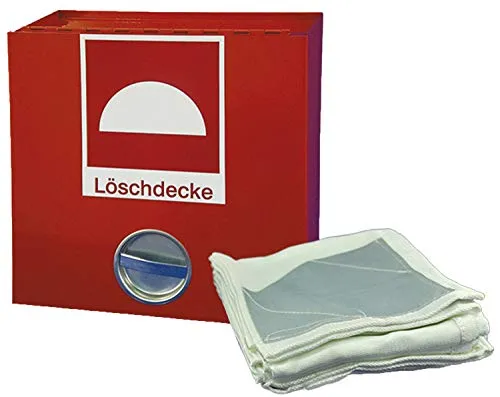 Löschdecke im Metallbehälter – GRAMM medical - Feuerlöschdecke im stabilen Metallbehälter, ideal für den schnellen Einsatz bei Brandgefahr. Sicherheit für Zuhause und im Betrieb.