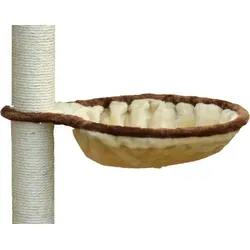 animal-design Liegemulde für Kratzbaum Ersatzmulde Katzenbaum Plüsch stabil Metallrahmen Schlaf-mulde, Größe:ø 30 cm / beige - Beige