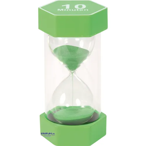 EDUPLAY 120610 Mega Sanduhr 10 min, Ø 8,4 x 16 cm (1 Stück) von EDUPLAY