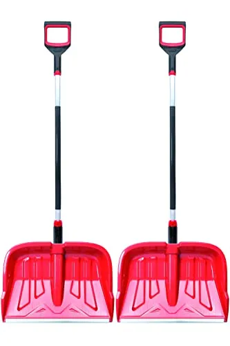 2X Ergonomische Schneeschaufel