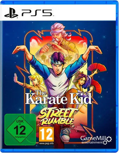 The Karate Kid: Street Rumble - PlayStation 5 - Konsolen-Spiel im Retro-Stil, erleben Sie intensive Martial-Arts-Kämpfe mit Daniel LaRusso und Co. an ikonischen Schauplätzen der 80er Jahre.
