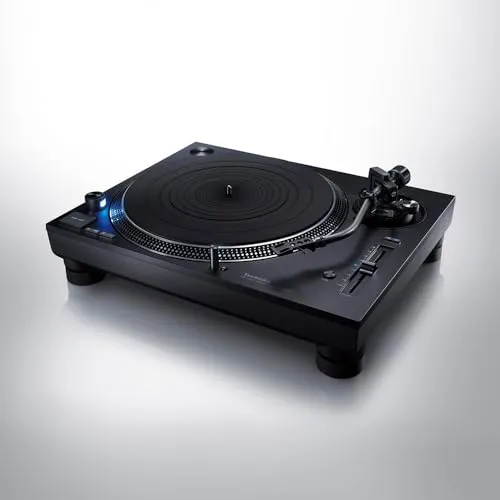 Technics SL-1210GR2EK Plattenspieler - Premium Plattenspieler mit Coreless Direktantriebsmotor für stabile Drehung und hervorragende Klangleistung dank vibrationsdämpfender Konstruktion.