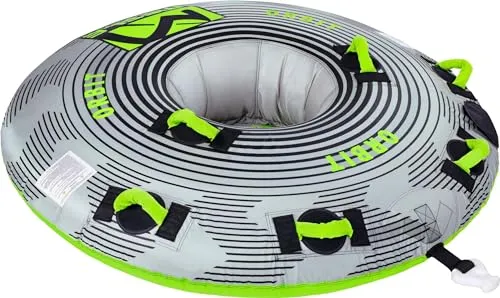 Mesle Funtube Orbit, 1-2 Personen Wasserreifen aufblasbar, Towable Tube Wassersport für Kinder & Erwachsene, Donut Schleppring für Boot & Jetski, Schleppreifen zum Ziehen