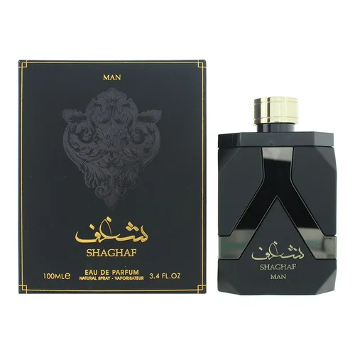 Asdaaf Shaghaf Man Eau de Parfum für Herren 100 ml - Unisex Duft mit intensiven Kopfnoten von Zitrone und Lavendel, ideal für selbstbewusste Männer, die einen einzigartigen Duft suchen.